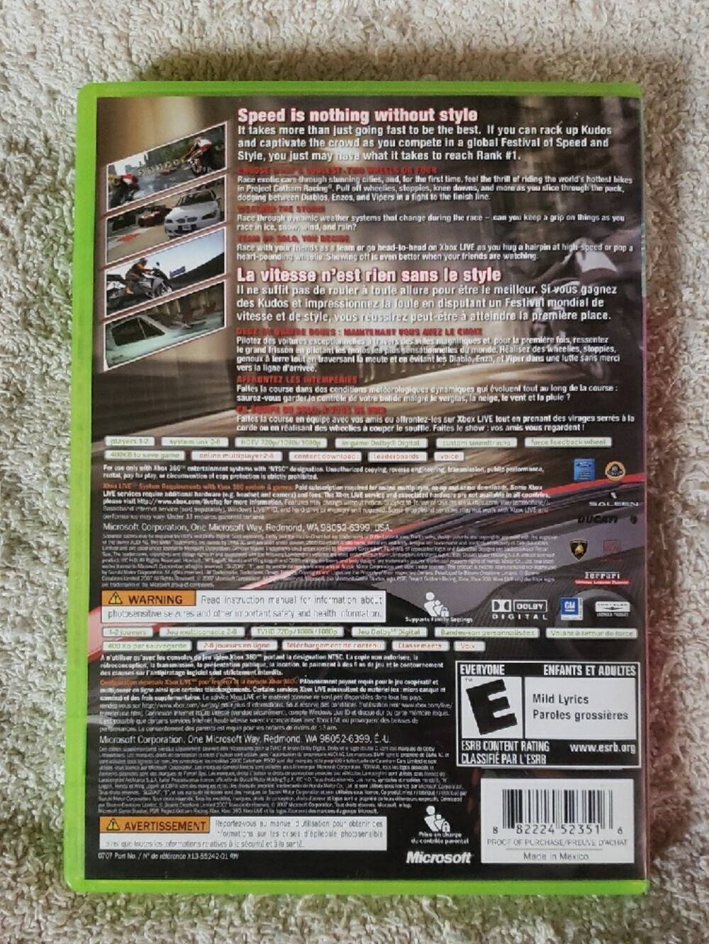 Microsoft Xbox 360 "Project Gotham Racing 4" - Picture 2 of 5